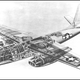 A cutaway drawing of the prototype XB-45 (US Air Force)